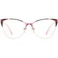 Cassandra - Cat-eye Pink Reading Glasses for Women